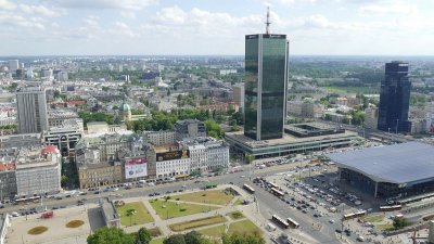 Warsaw from above