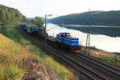 Trains in summer