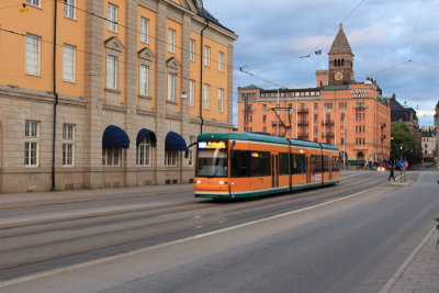 Trams in summer