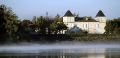 Morning fog along the Garonne River