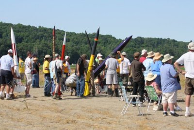 The line to go out to the range