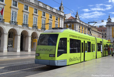 Street view à Lisbonne - Nouveau Tramway