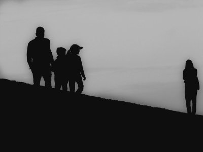 Family in Silhouette