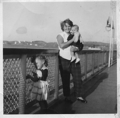 Helen, Gail and Letretha Yount 1955