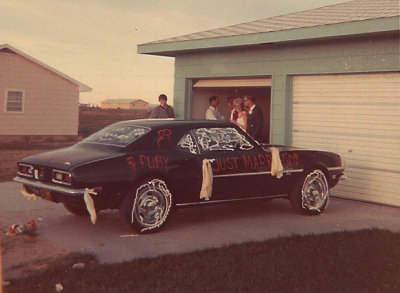 Camaro at our Wedding