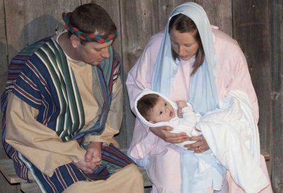 Mary and Joseph and Baby Jesus