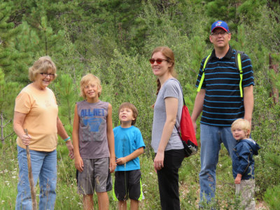 Hiking to the mine