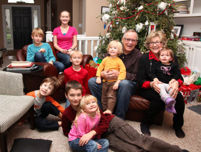 Grand kids at Christmas