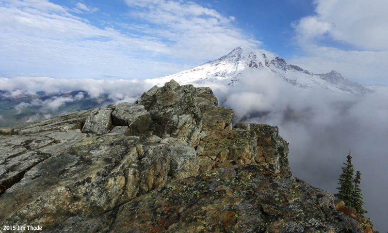 Mt Rainier from Pinnacle Peak
