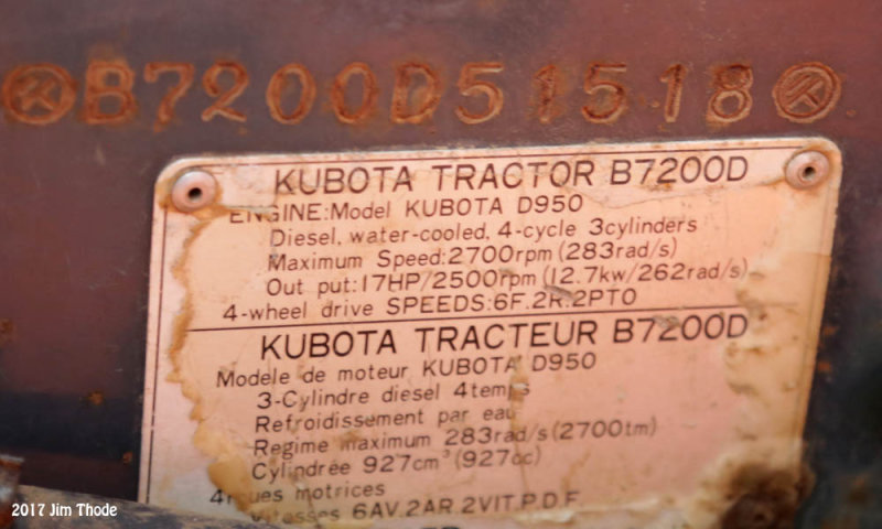 Kubota B7200