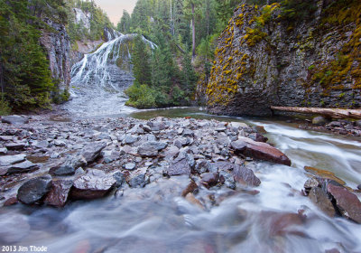 Walupt Creek Falls and Cispus River