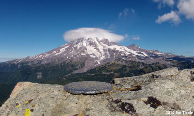 Mt Rainier from Pinnacle Peak - 6562 ft