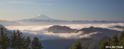 Mt Adams and Mt St Helens