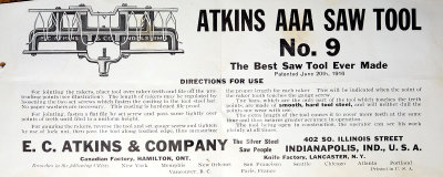 Atkins Tool Instructins