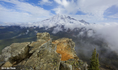 Mt Rainier from Pinnacle Peak