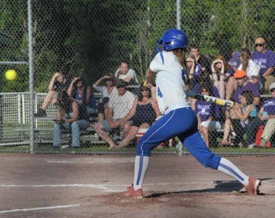 Meggie at Bat