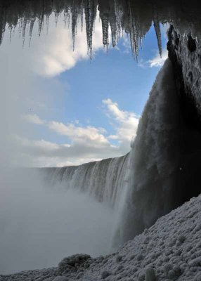 From Behind the Falls