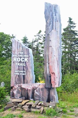 Balancing Rock Sign