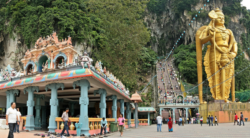 Steps to Batu Caves