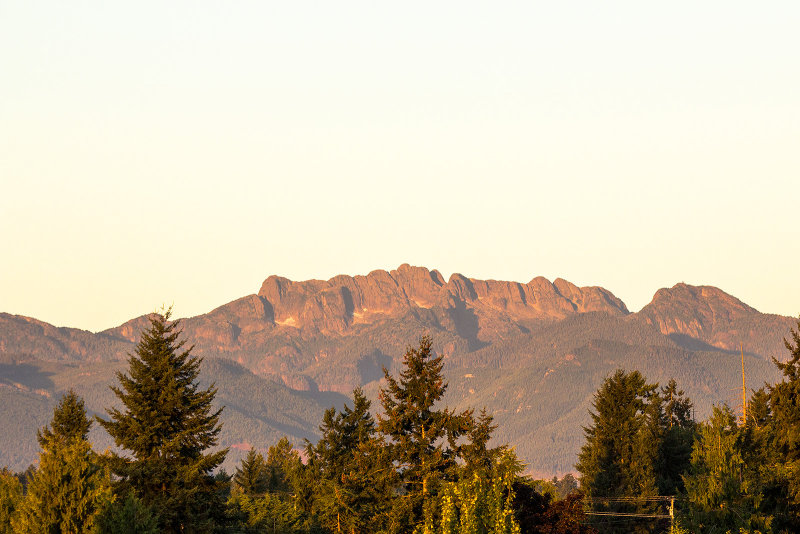 Sunrise on Mount Arrowsmith