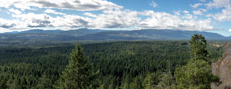 Valley south of Parksville