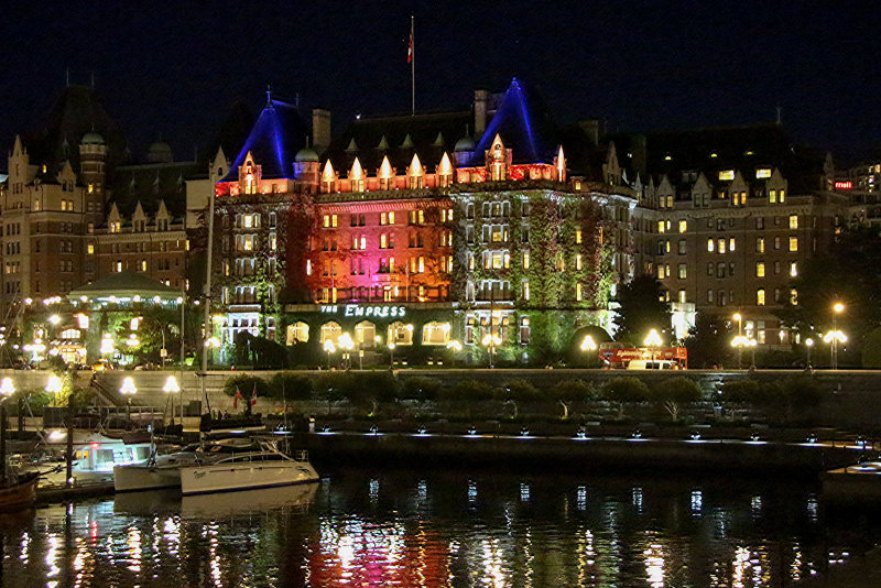 The Empress Hotel and Inner Harbour
