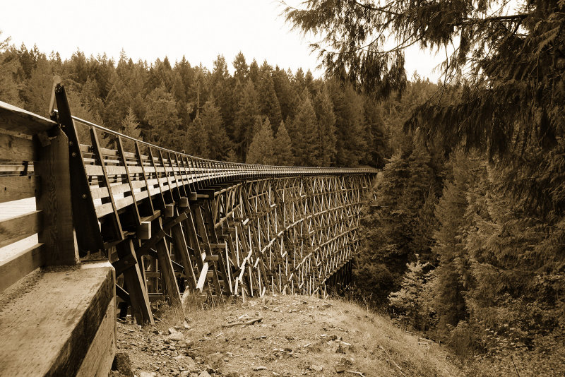 Kinsol Trestle (Sepia Tone)