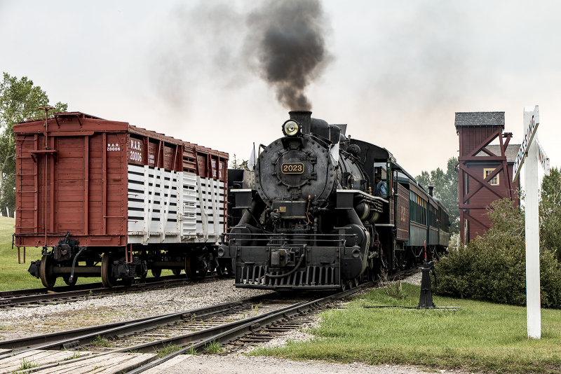 C.P.R. 2023 leaving Midnapore Station