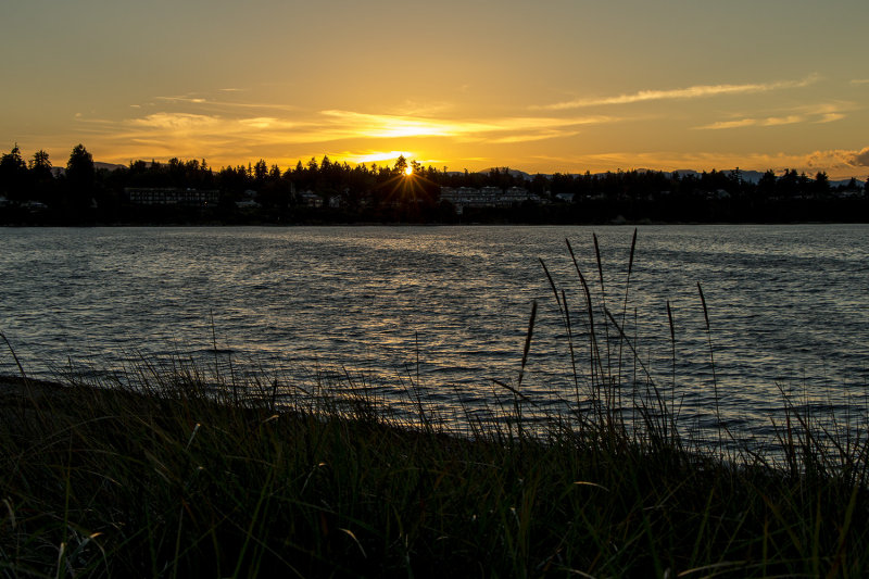 Sunset on Parksville Bay