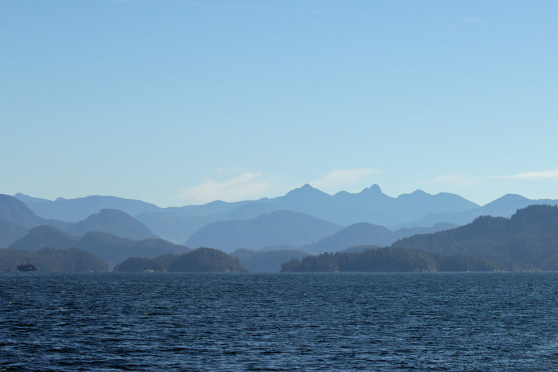 Mountain View Along Alberni Inlet