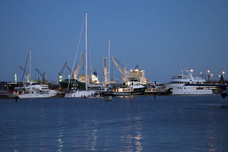 Nanaimo Harbour at Dusk