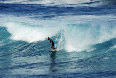 Surfer at Ho'okipa Beach II