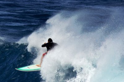 Surfer at Ho'okipa Beach V