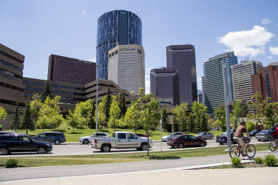 The Bow and Other Buildings From Riverfront Avenue