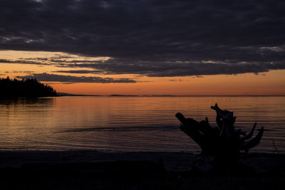 Sunset in Parksville Bay