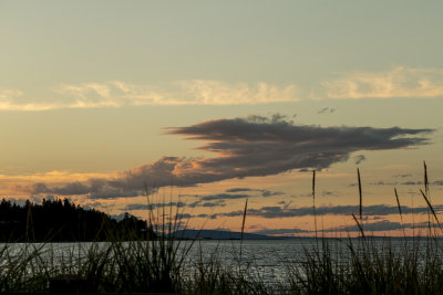 Sunset on Parksville Bay
