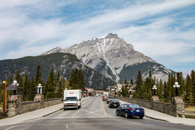Banff Avenue & Cascade Mountain