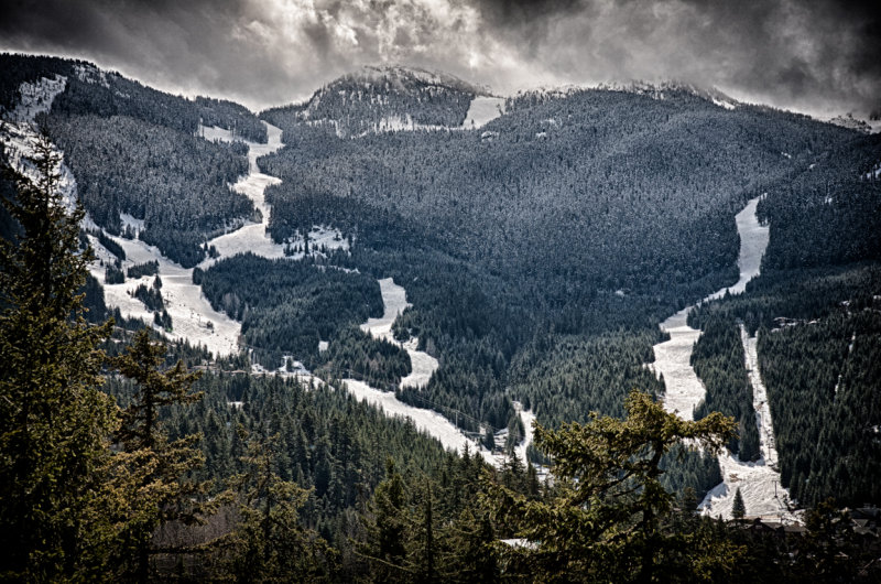 Whistler ski slope