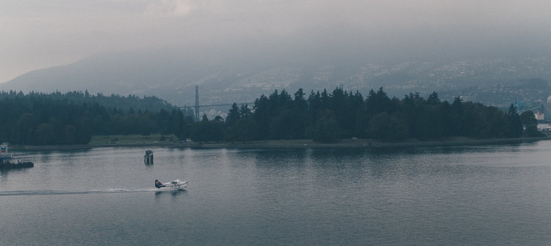 Float plane in Vancouver Harbour