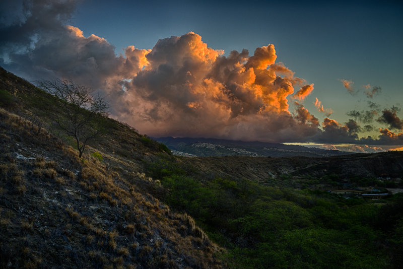 Dawn at Diamond Head Crater