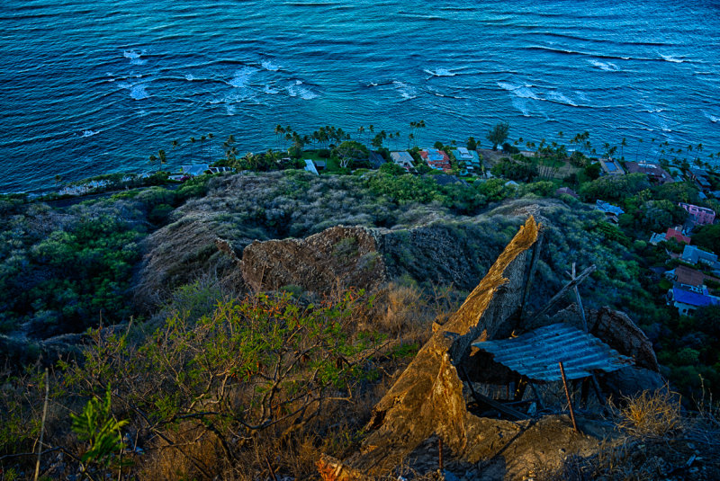 View from Diamond Head Crater