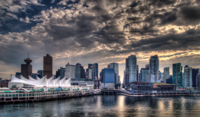 Downtown Vancouver as seen from Burrard Inlet