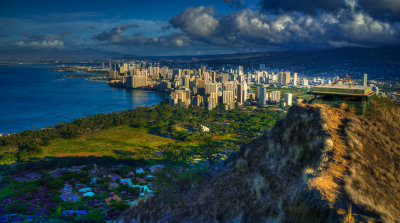 Dawn at Waikiki Beach