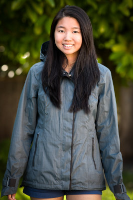 Genie and her new Mountain Hardwear Jacket