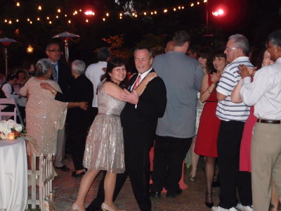 Debby and John dancing