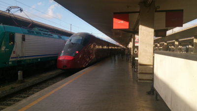 The train to Bologna.