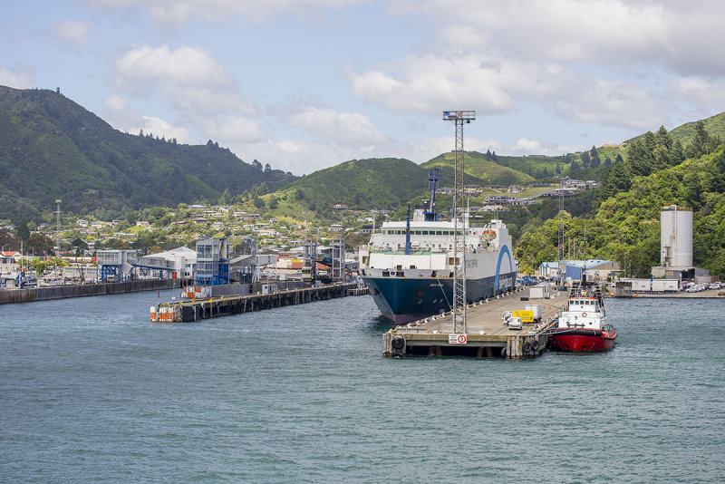 Approaching Picton Harbour with better weather