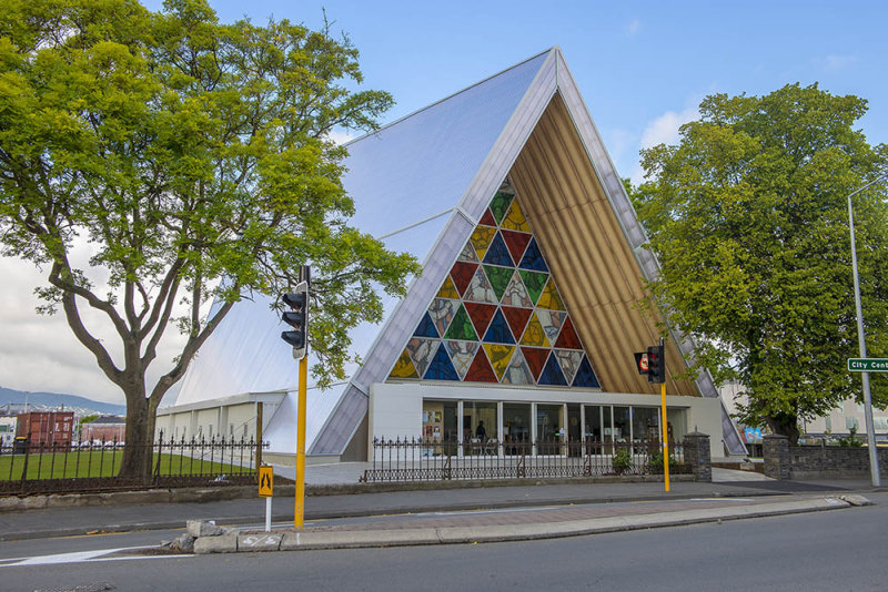 Temporary Christchurch Cathedral - the cardboard cathedral