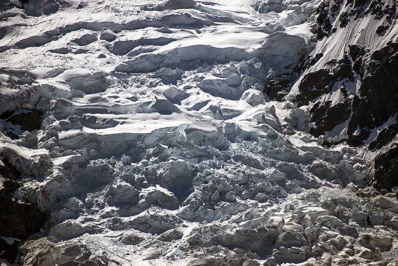 of snow and glaciers and dangerous places
