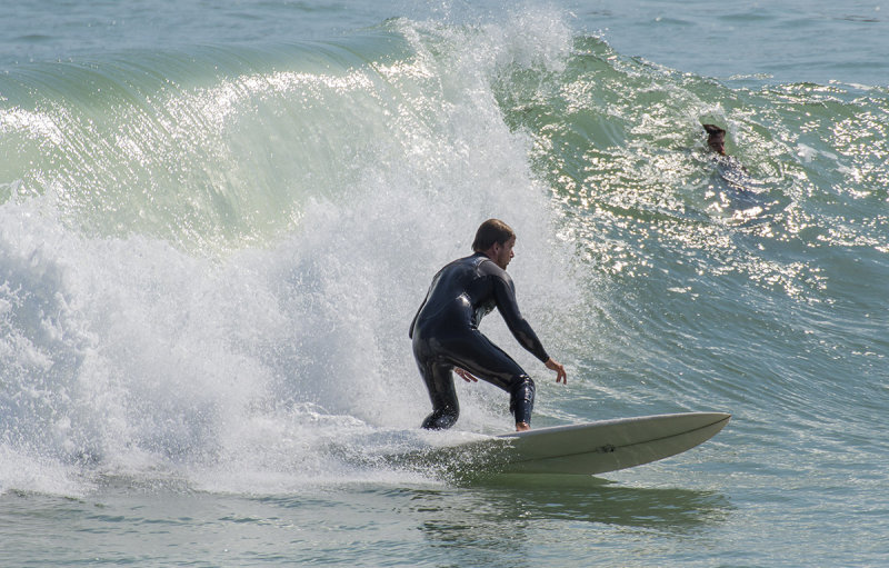 18 January 2014- Surfing at Lyall Bay, Wellington